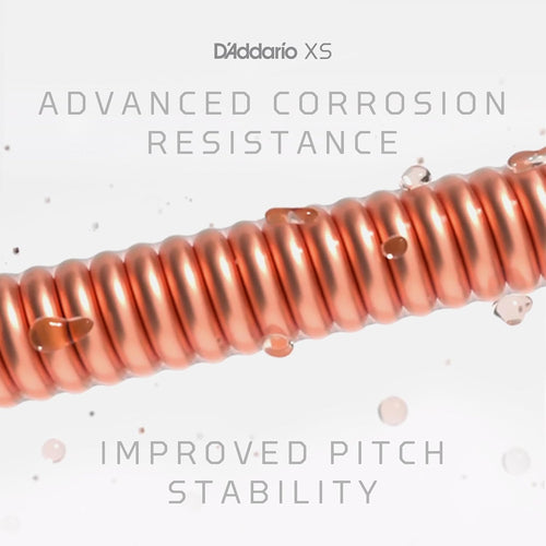 D'Addario XS 80/20 Bronze Light Gauge 12-53 Acoustic Guitar Strings - XSABR1253