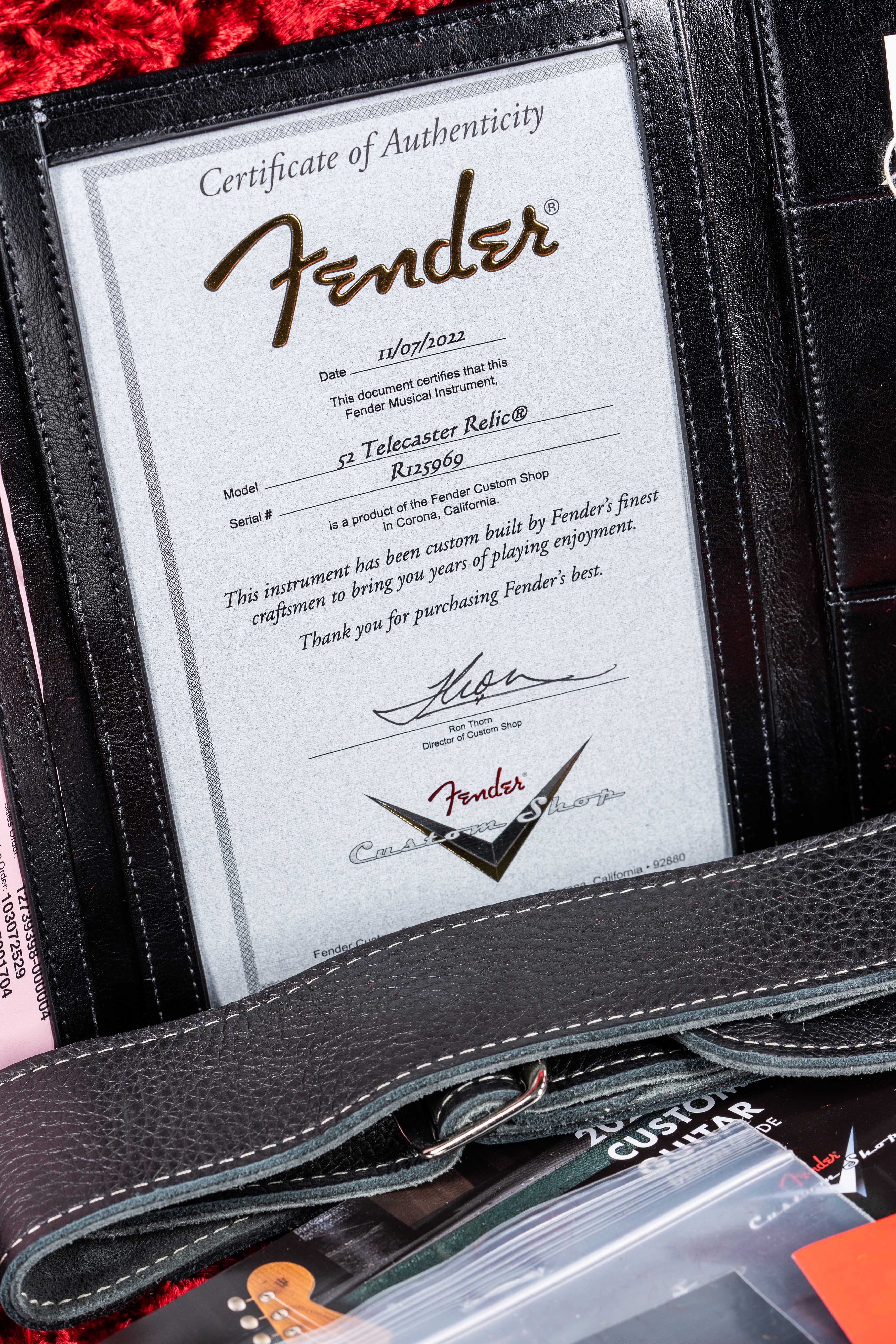 Fender Custom Shop 52 Telecaster - Candy Tangerine