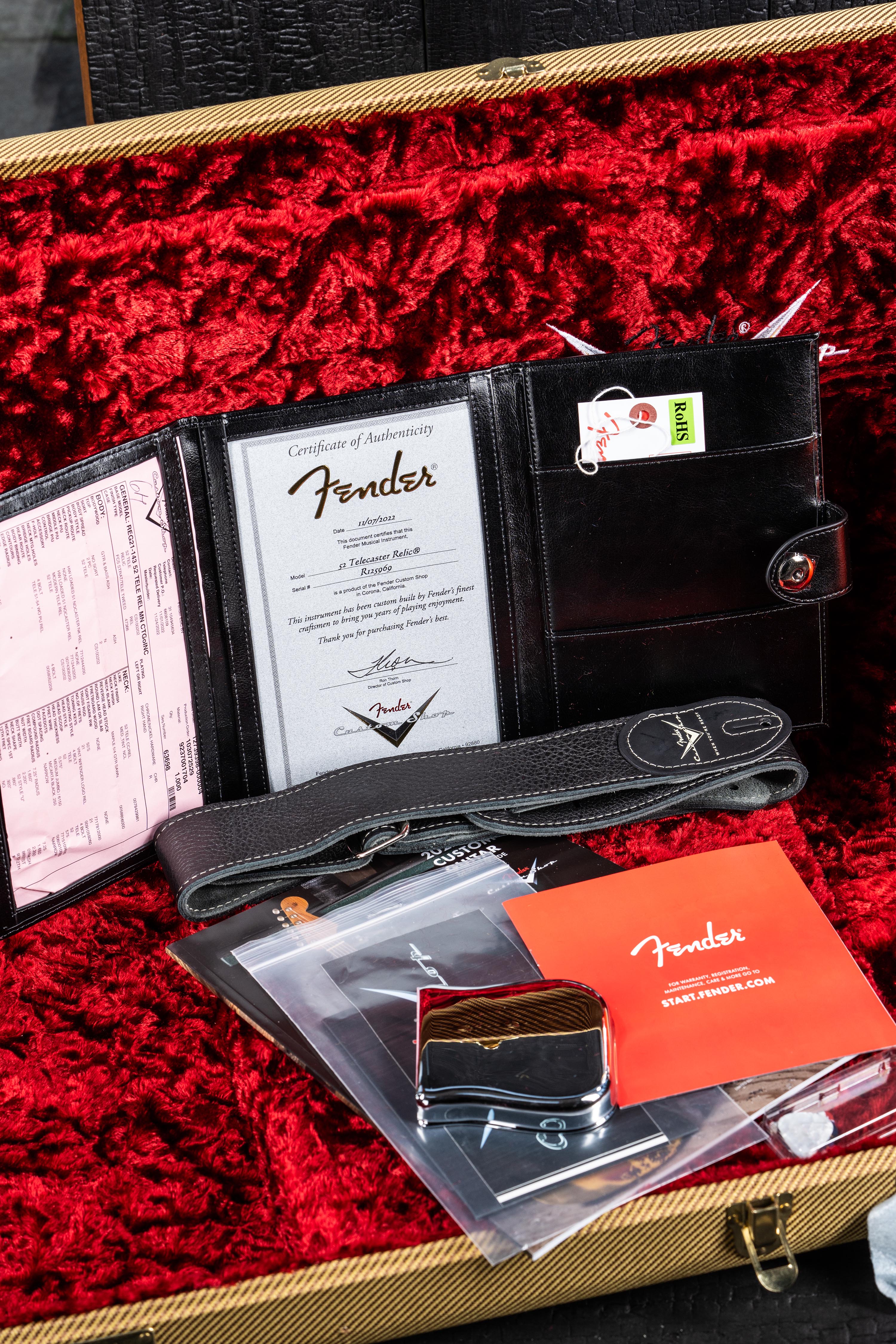 Fender Custom Shop 52 Telecaster - Candy Tangerine