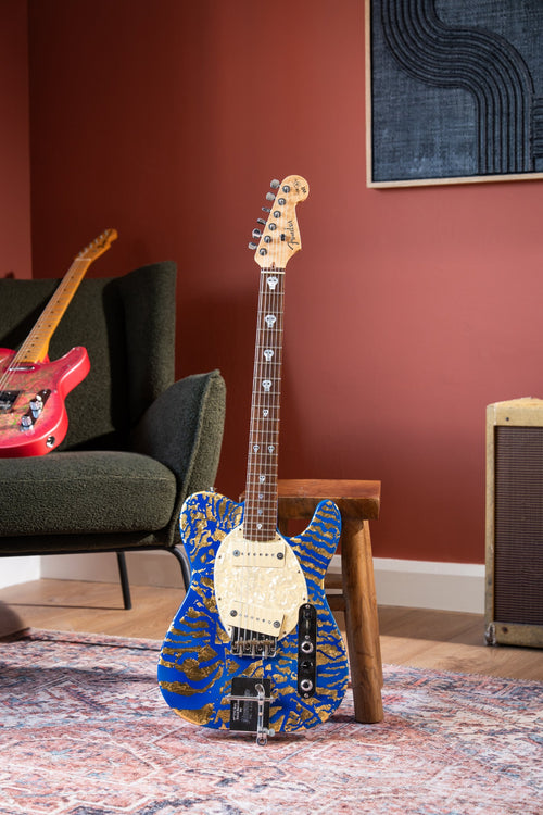 Ex-Will Ray Fender Custom Shop Signature Telecaster Artist Proof, Fred Stuart Masterbuilt (Ultramarine Blue) 1997