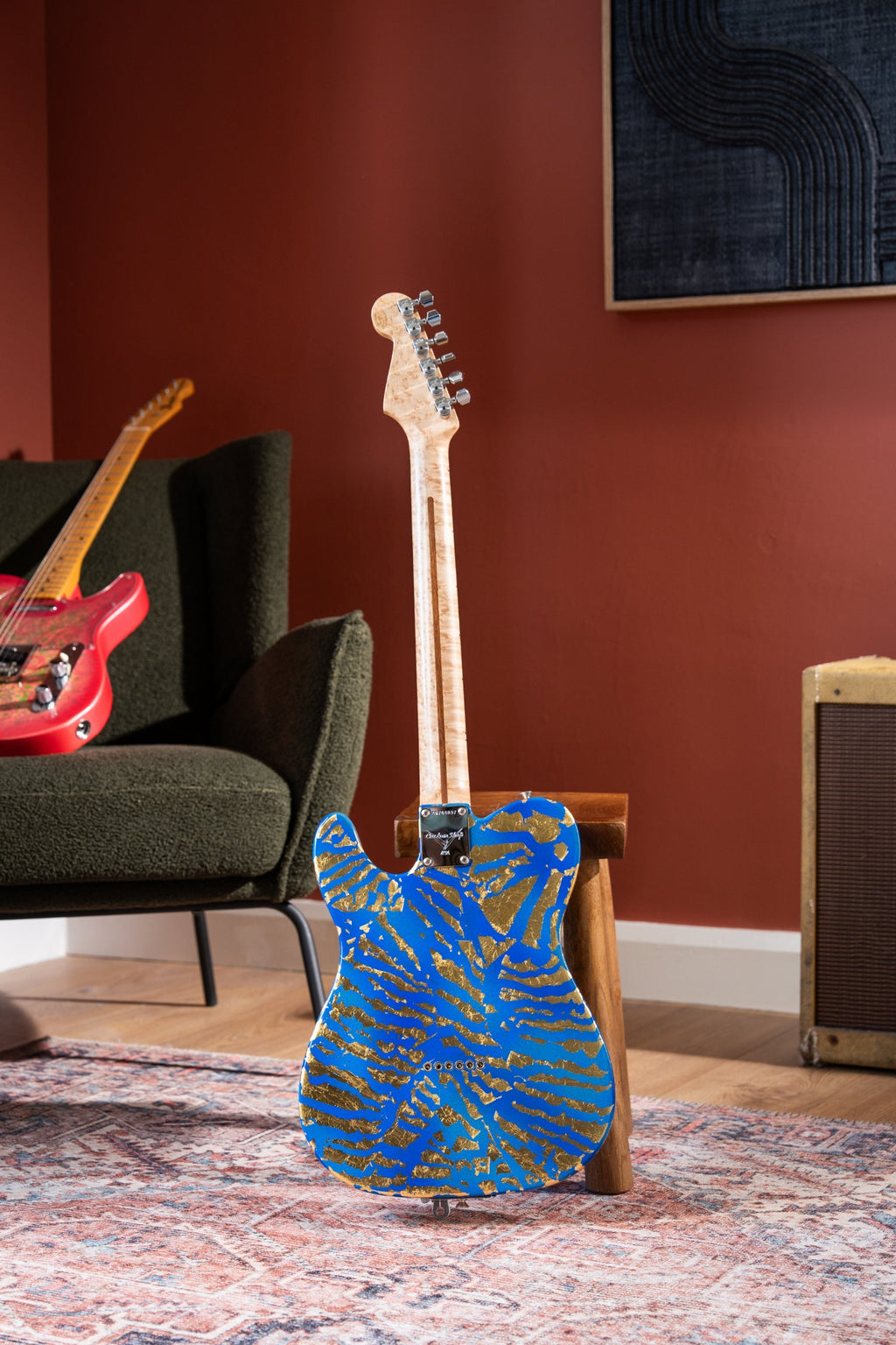 Ex-Will Ray Fender Custom Shop Signature Telecaster Artist Proof, Fred Stuart Masterbuilt (Ultramarine Blue) 1997