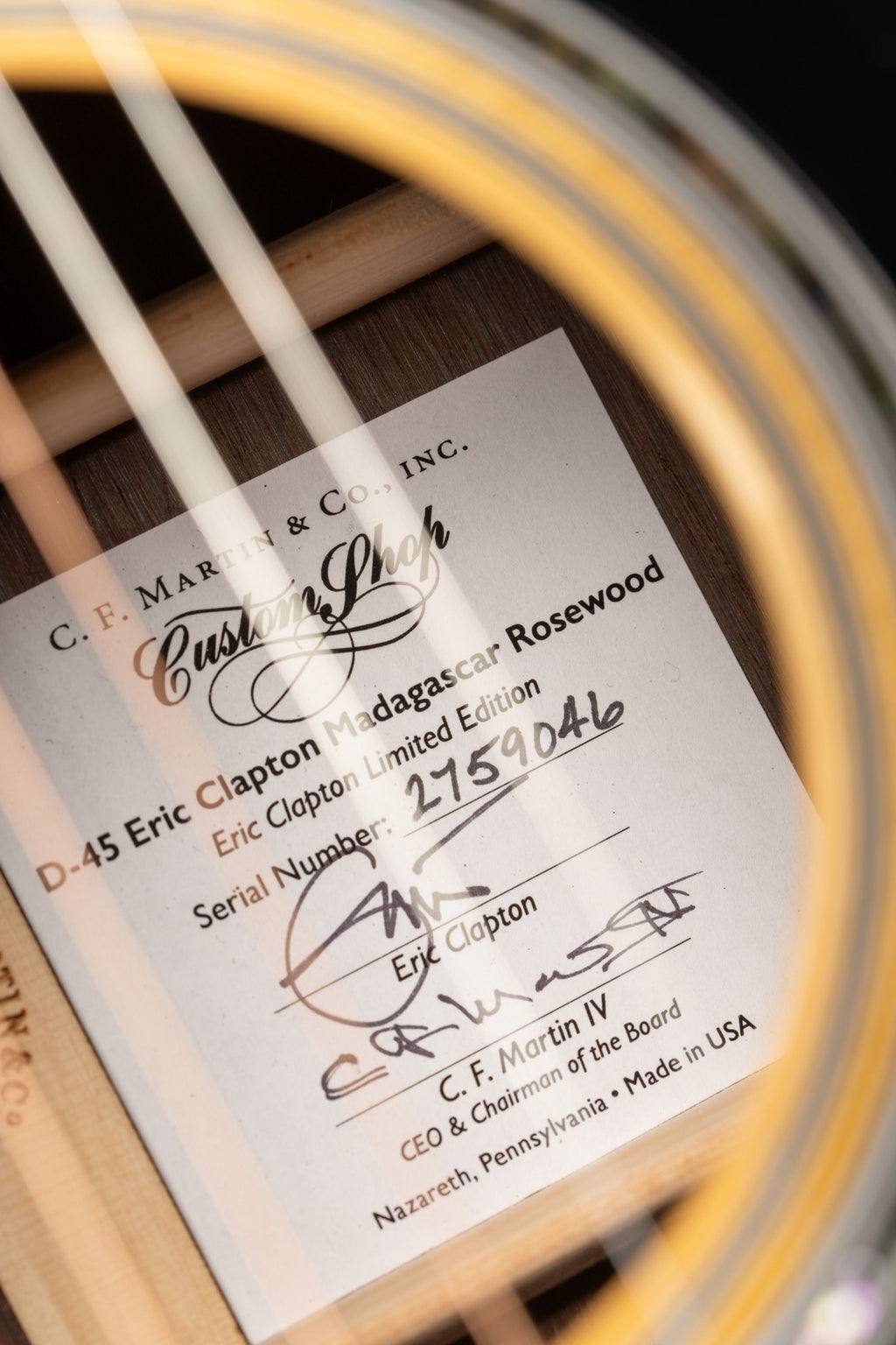 Martin Eric Clapton D-45 Madagascar Rosewood (Crossroads Collection, 1 of 25) 2023